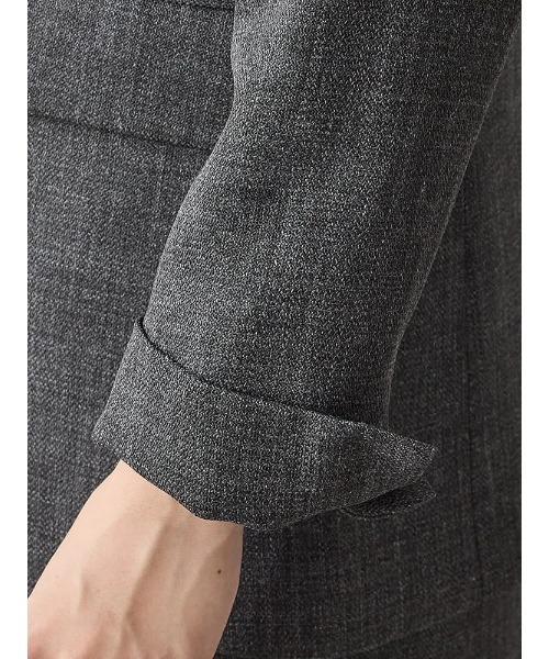 Perfect Suit FActory(パーフェクトスーツファクトリー)の「ヴィンテージツィード ダブルジャケット グレー/チャコールグレー(その他アウター・レディース・チャコールグレー/グレー・L/M)」の17枚目の写真