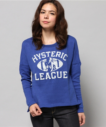 HYSTERIC GLAMOUR | HYSTERIC LEAGUE サガラパイル刺繍T-SH(Tシャツ/カットソー)