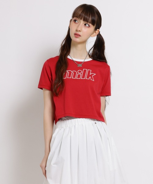 MILK(ミルク)の「Retro LOGO Tシャツ(Tシャツ/カットソー・レディース・B/C/D/A・FREE)」の3枚目の写真