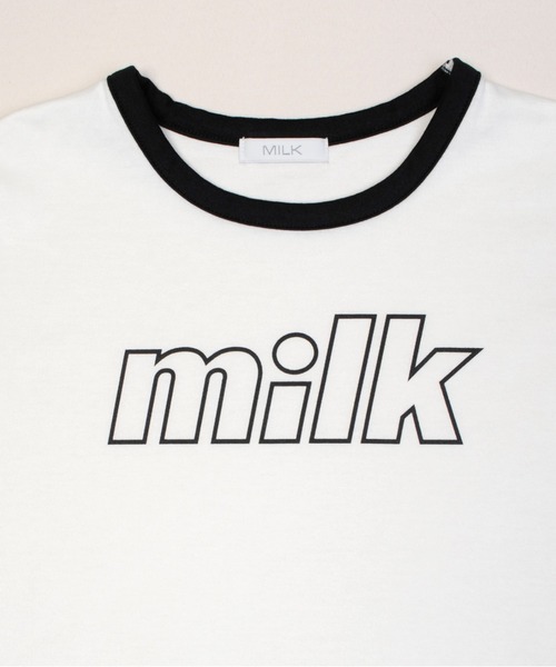 MILK(ミルク)の「Retro LOGO Tシャツ(Tシャツ/カットソー・レディース・B/C/D/A・FREE)」の9枚目の写真