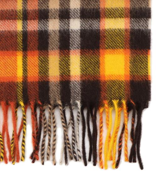 Joshua Ellis(ジョシュアエリス)の「JOSHUA ELLIS(ジョシュアエリス)TARTAN CHECK MUFFLER|マフラー(ストール/ショール・メンズ・こしょう色系2・00)」の5枚目の写真