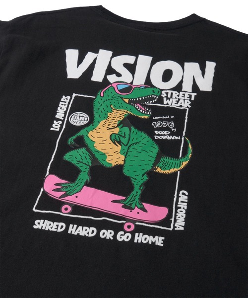 VISION STREET WEAR(ヴィジョンストリートウェア)の「【VISION STREET WEAR】オリジナルグラフィック バックプリントクルーネックTシャツ(Tシャツ/カットソー・レディース・グリーン/ホワイト/ブラック・LARGE/MEDIUM/X-LARGE)」の12枚目の写真