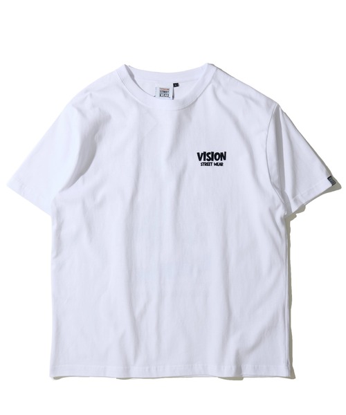 VISION STREET WEAR(ヴィジョンストリートウェア)の「【VISION STREET WEAR】オリジナルグラフィック バックプリントクルーネックTシャツ(Tシャツ/カットソー・レディース・グリーン/ホワイト/ブラック・LARGE/MEDIUM/X-LARGE)」の4枚目の写真