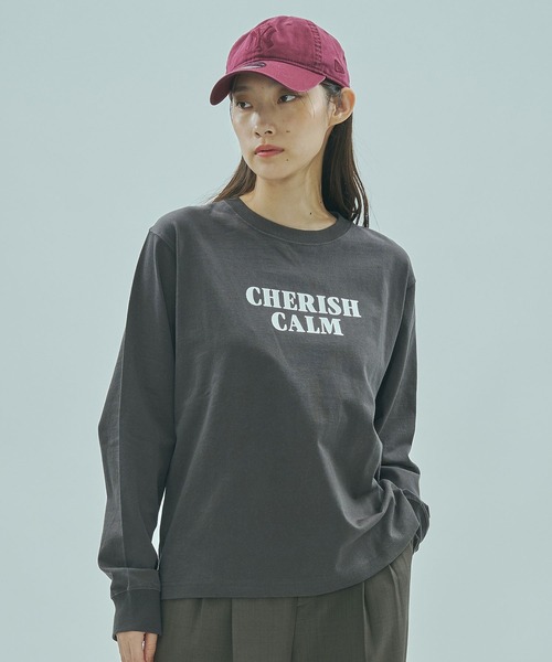 ROSE BUD（ローズバッド）の「ASSORT L/S TEE（Tシャツ/カットソー・レディース・チャコールグレー/ネイビー/ホワイト・ONE SIZE）」の16枚目の写真