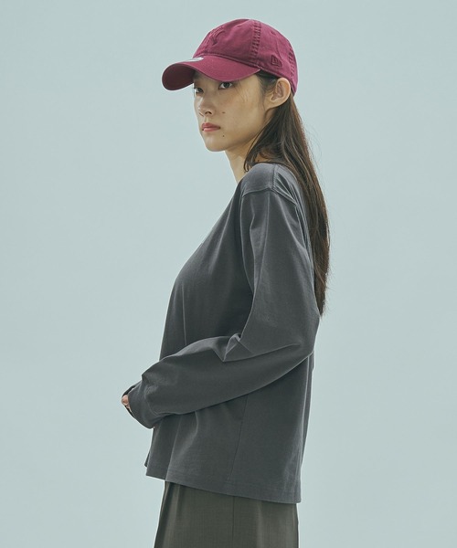 ROSE BUD（ローズバッド）の「ASSORT L/S TEE（Tシャツ/カットソー・レディース・チャコールグレー/ネイビー/ホワイト・ONE SIZE）」の17枚目の写真