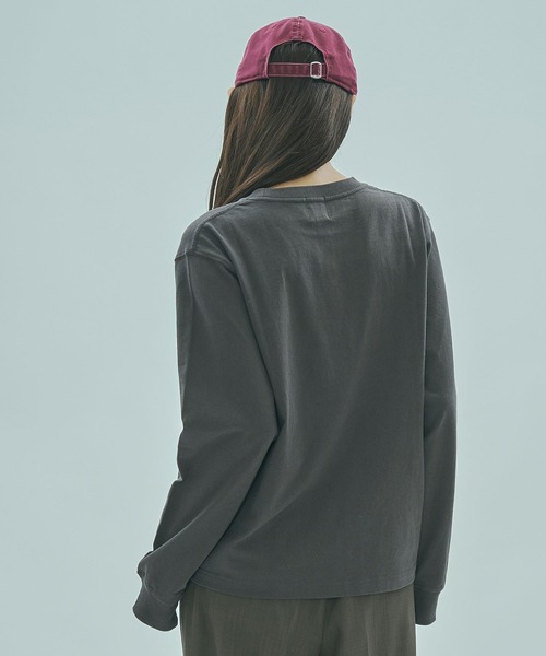 ROSE BUD（ローズバッド）の「ASSORT L/S TEE（Tシャツ/カットソー・レディース・チャコールグレー/ネイビー/ホワイト・ONE SIZE）」の18枚目の写真