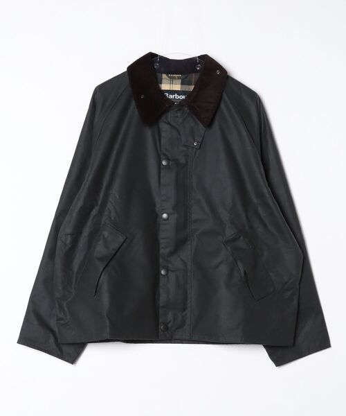 Barbour（バブアー）の「Barbour/バブアー  os transport wax  オーバーサイズトランスポートジャケット MWX1678（ブルゾン・メンズ・ブラック/その他10・40/36/42/38）」の2枚目の写真