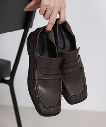 select MOCA | スクエアトゥギャザーローファー(ローファー)