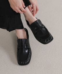 select MOCA（セレクトモカ）の「スクエアトゥギャザーローファー（ローファー）」