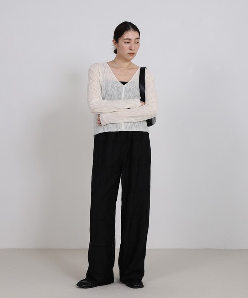 select MOCA（セレクトモカ）の「スクエアトゥギャザーローファー（ローファー・レディース・ブラウン/ブラック・LARGE/MEDIUM/SMALL）」の3枚目の写真