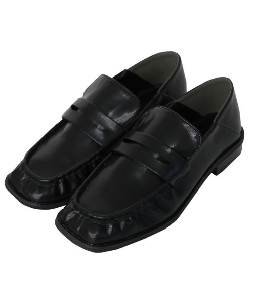 select MOCA（セレクトモカ）の「スクエアトゥギャザーローファー（ローファー・レディース・ブラウン/ブラック・LARGE/MEDIUM/SMALL）」の20枚目の写真