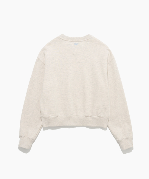 TTUDEMENT(トュードメント)の「EMBLEM SWEATSHIRT OATMEAL(スウェット・レディース・その他・FREE)」の6枚目の写真