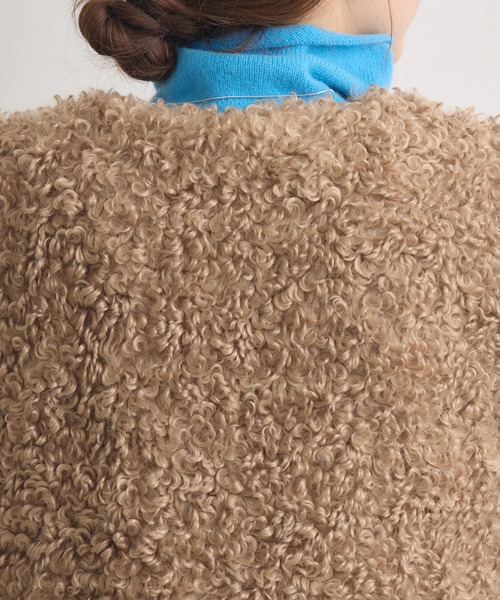 KATHARINE ROSS（キャサリンロス）の「【KATHARINE ROSS】ボアコート（その他アウター・レディース・ベージュ/ブラック/グレイッシュベージュ/グレー・MEDIUM）」の20枚目の写真