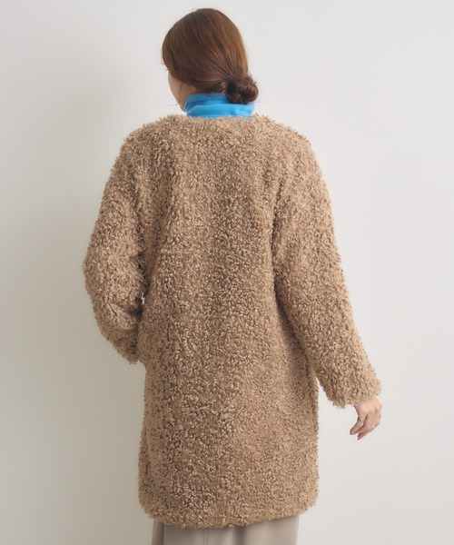 KATHARINE ROSS（キャサリンロス）の「【KATHARINE ROSS】ボアコート（その他アウター・レディース・ベージュ/ブラック/グレイッシュベージュ/グレー・MEDIUM）」の13枚目の写真