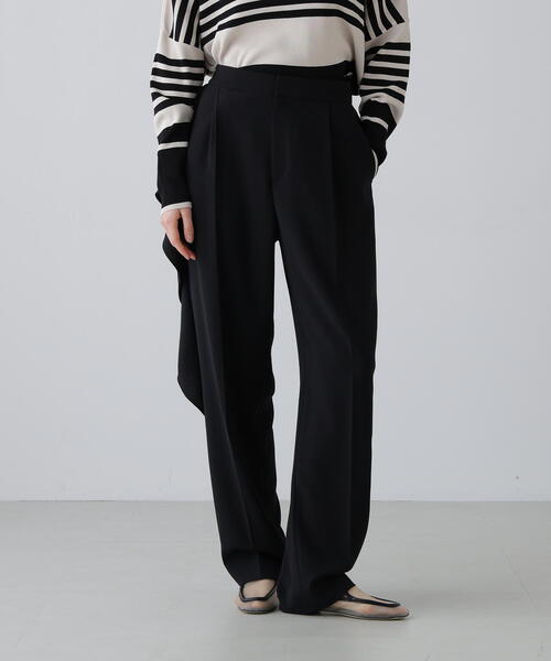 ADORE(アドーア)の「◆バックサテンジョーゼットパンツ(その他パンツ・レディース・ブラック/ブルー・38/36)」の3枚目の写真