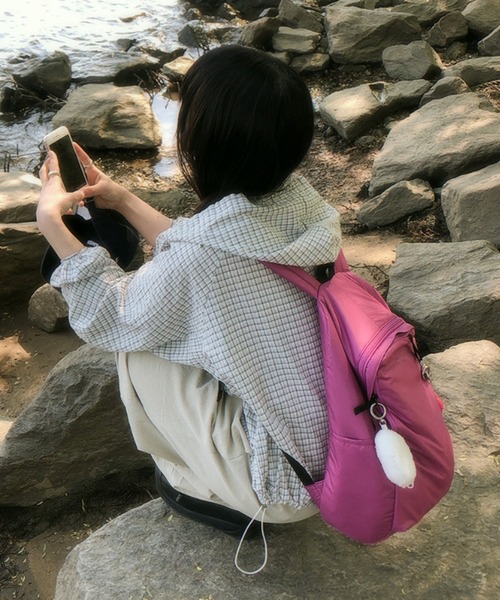 WEGO(ウィゴー)の「WEGO/チェックフードシャツパーカー/トップス(パーカー・レディース・ブラック/ホワイト・MEDIUM/LARGE)」の17枚目の写真