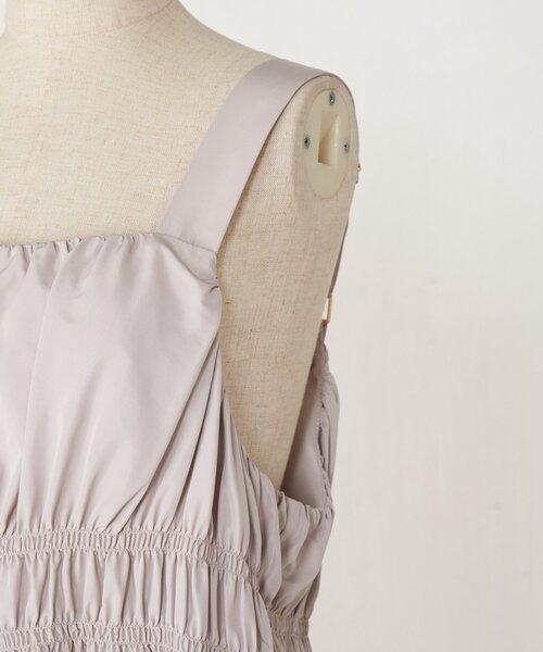 Jena espace merveilleux（ジェナ　エスパスメルヴェイユ）の「【メリハリシルエット】ウエストシャーリングジャンスカ（ワンピース・レディース・ライトベージュ/ブラック/カーキ・FREE）」の22枚目の写真