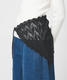 AEWEN MATOPH | ＜AEWEN MATOPH＞ニットレーススカーフ(ストール/ショール)