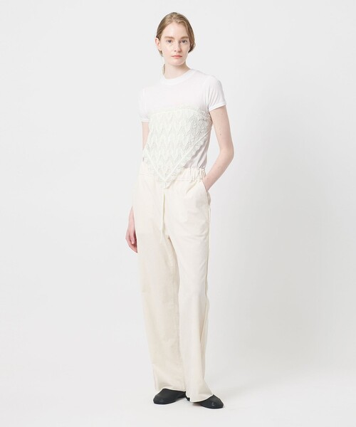 AEWEN MATOPH（イウエン マトフ）の「＜AEWEN MATOPH＞ニットレーススカーフ（ストール/ショール・レディース・オフホワイト/ブラック・FREE）」の19枚目の写真