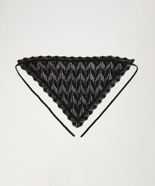 AEWEN MATOPH（イウエン マトフ）の「＜AEWEN MATOPH＞ニットレーススカーフ（ストール/ショール・レディース・オフホワイト/ブラック・FREE）」の12枚目の写真