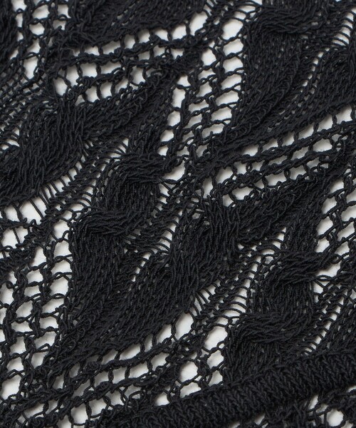 AEWEN MATOPH（イウエン マトフ）の「＜AEWEN MATOPH＞ニットレーススカーフ（ストール/ショール・レディース・オフホワイト/ブラック・FREE）」の16枚目の写真