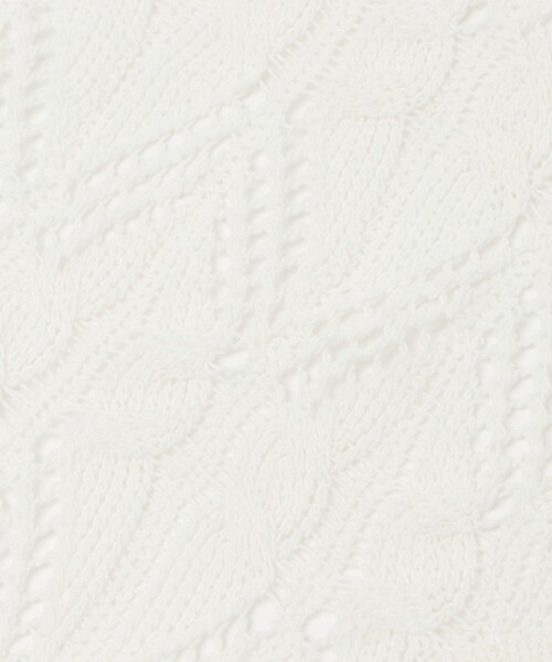 AEWEN MATOPH（イウエン マトフ）の「＜AEWEN MATOPH＞ニットレーススカーフ（ストール/ショール・レディース・オフホワイト/ブラック・FREE）」の10枚目の写真