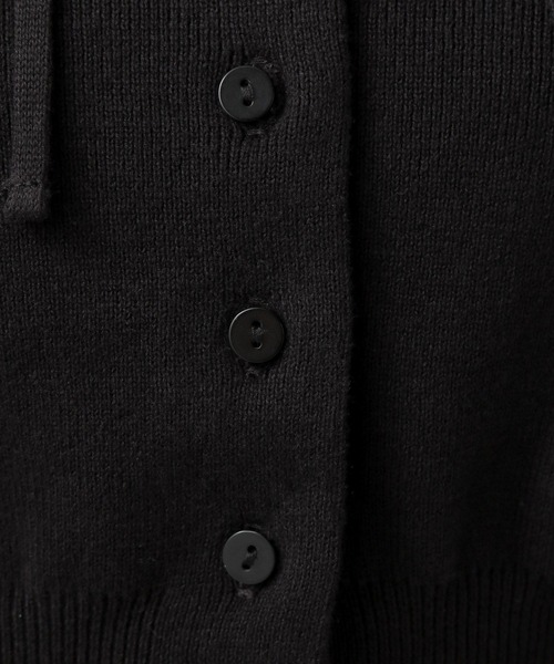 BAYFLOW（ベイフロー）の「[スタイルアップ見え]リブニットショートパーカー（パーカー・レディース・ブラック/グレー/オフホワイト・FREE）」の20枚目の写真