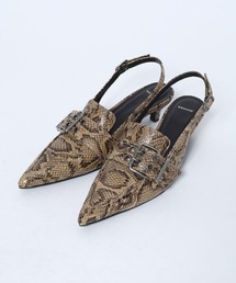 JEANASIS | ベルトデザインポインテッドミュール/638820(パンプス)