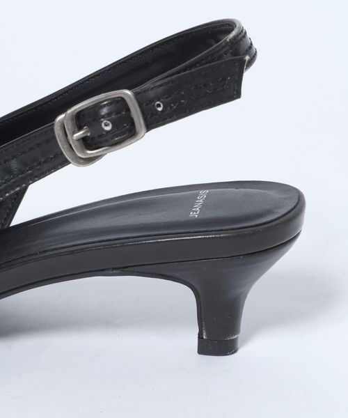 JEANASIS（ジーナシス）の「ベルトデザインポインテッドミュール/638820（パンプス・レディース・ブラック/ベージュ系その他/ブラウン・LARGE/MEDIUM）」の11枚目の写真