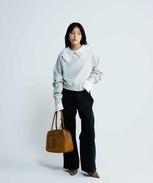 JEANASIS（ジーナシス）の「ベルトデザインポインテッドミュール/638820（パンプス・レディース・ブラック/ベージュ系その他/ブラウン・LARGE/MEDIUM）」の4枚目の写真