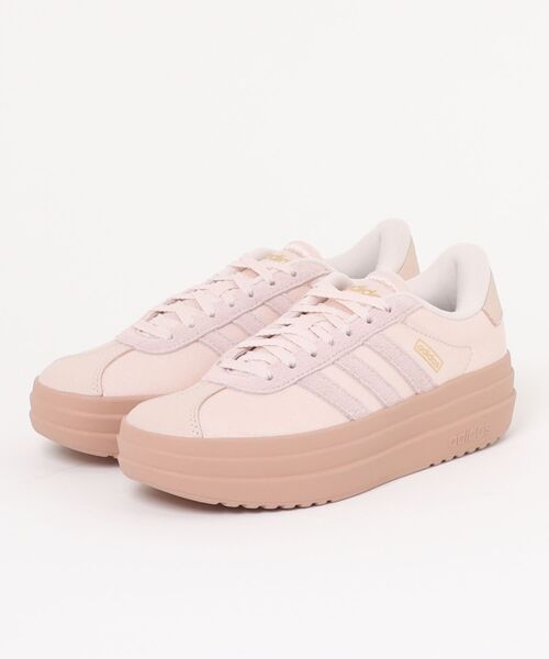adidas(アディダス)の「ADIDAS アディダス VL COURT BOLD VL コート ボールド IH9141 WOND/WOND/PINK(スニーカー・レディース・ピンク・22.0cm/22.5cm/23.0cm/23.5cm/24.0cm/24.5cm/25.0cm/25.5cm/26.0cm)」の2枚目の写真