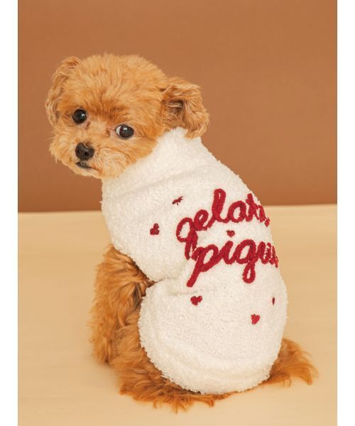 Valentine】【CAT&DOG】ハイネックロゴプルオーバー（リード/ハーネス