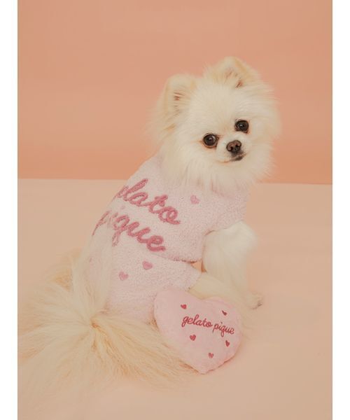 Valentine】【CAT&DOG】ハイネックロゴプルオーバー（リード/ハーネス