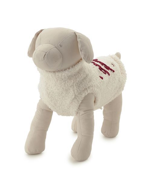 gelato pique（ジェラートピケ）の「【CAT&DOG】ハイネックロゴプルオーバー（リード/ハーネス/首輪・レディース・アイボリー/ブラウン/ピンク・S/M/L）」の17枚目の写真
