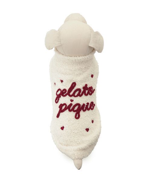 gelato pique（ジェラートピケ）の「【CAT&DOG】ハイネックロゴプルオーバー（リード/ハーネス/首輪・レディース・アイボリー/ブラウン/ピンク・S/M/L）」の22枚目の写真