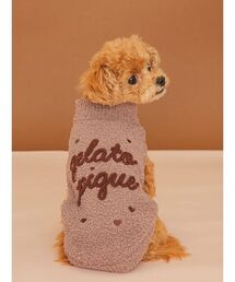gelato pique（ジェラートピケ）の「【CAT&DOG】ハイネックロゴプルオーバー（リード/ハーネス/首輪）」