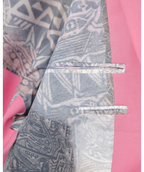 NISHIMOTO IS THE MOUTH(ニシモト イズ ザ マウス)の「JACKET | NISHIMOTO IS THE MOUTH(テーラードジャケット・メンズ・ピンク/ブラック・(S/M)/L/XL)」の8枚目の写真