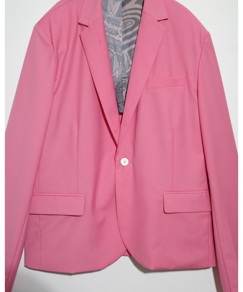 NISHIMOTO IS THE MOUTH(ニシモト イズ ザ マウス)の「JACKET | NISHIMOTO IS THE MOUTH(テーラードジャケット・メンズ・ピンク/ブラック・(S/M)/L/XL)」の3枚目の写真