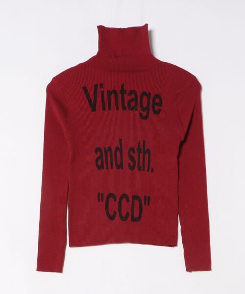 Pt18kg(プラチナイチハチキログラム)の「ロゴ ハイネックストレッチトップス(Tシャツ/カットソー・レディース・ネイビー/イエロー/ブラウン/ホワイト/レッド/ブラック/カーキ/グレー・FREE)」の8枚目の写真
