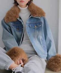 ファー付き」に該当するデニムジャケットファッション通販 - ZOZOTOWN