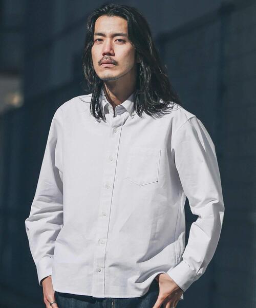 URBAN RESEARCH Sonny Label(アーバンリサーチサニーレーベル)の「抗菌オックスボタンダウン長袖シャツ(シャツ/ブラウス・メンズ・ホワイト系その他/ホワイト/ブルー系その他/ネイビー/ブルー・SMALL/X-LARGE/LARGE/MEDIUM)」の6枚目の写真