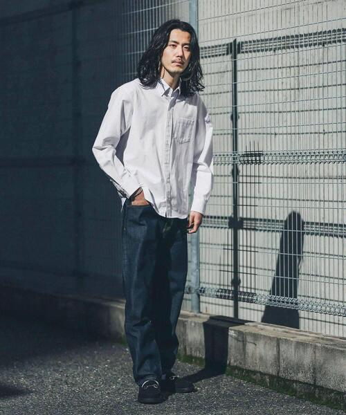URBAN RESEARCH Sonny Label(アーバンリサーチサニーレーベル)の「抗菌オックスボタンダウン長袖シャツ(シャツ/ブラウス・メンズ・ホワイト系その他/ホワイト/ブルー系その他/ネイビー/ブルー・SMALL/X-LARGE/LARGE/MEDIUM)」の7枚目の写真
