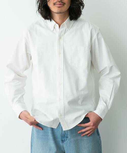 URBAN RESEARCH Sonny Label(アーバンリサーチサニーレーベル)の「抗菌オックスボタンダウン長袖シャツ(シャツ/ブラウス・メンズ・ホワイト系その他/ホワイト/ブルー系その他/ネイビー/ブルー・SMALL/X-LARGE/LARGE/MEDIUM)」の8枚目の写真