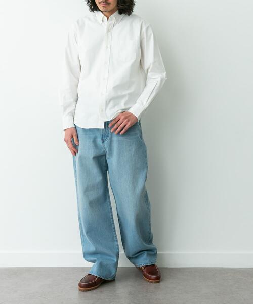 URBAN RESEARCH Sonny Label(アーバンリサーチサニーレーベル)の「抗菌オックスボタンダウン長袖シャツ(シャツ/ブラウス・メンズ・ホワイト系その他/ホワイト/ブルー系その他/ネイビー/ブルー・SMALL/X-LARGE/LARGE/MEDIUM)」の10枚目の写真