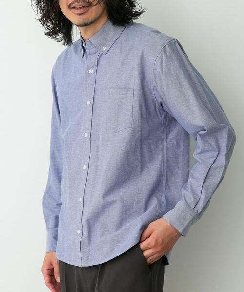 URBAN RESEARCH Sonny Label(アーバンリサーチサニーレーベル)の「抗菌オックスボタンダウン長袖シャツ(シャツ/ブラウス・メンズ・ホワイト系その他/ホワイト/ブルー系その他/ネイビー/ブルー・SMALL/X-LARGE/LARGE/MEDIUM)」の16枚目の写真