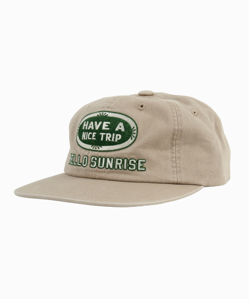 HELLO SUNRISE(ハローサンライズ)の「HNT Oval Logo RX Fit 6P Cap_Beige(キャップ・レディース・Beige・OS)」の2枚目の写真