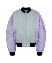 HONGWOOSUNG（ホンウソン）の「リバーシブルMA1ダウンボンバー_パープル＆ネイビー（MA-1）」