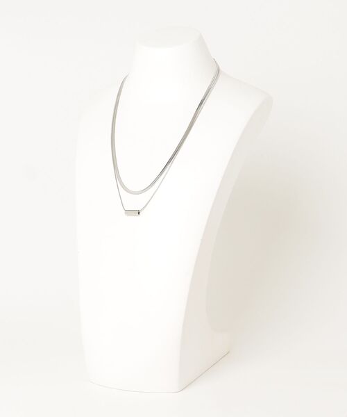 セール】【456813】スネーク＆モチーフ2連ネックレス(RZ)（ネックレス