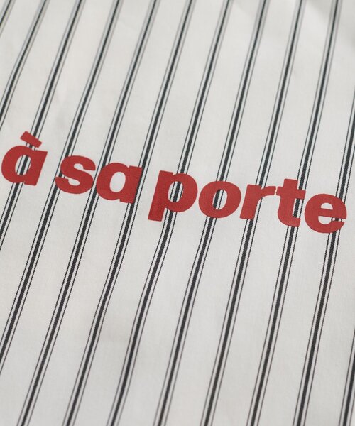 DISCOAT（ディスコート）の「ストライプロゴトートバッグ（トートバッグ・レディース・ピンク/ブラウン/ホワイト/イエロー・FREE）」の10枚目の写真