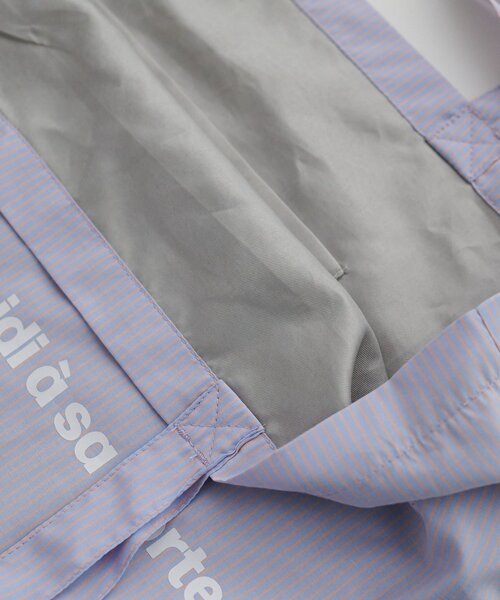 DISCOAT（ディスコート）の「ストライプロゴトートバッグ（トートバッグ・レディース・ピンク/ブラウン/ホワイト/イエロー・FREE）」の13枚目の写真